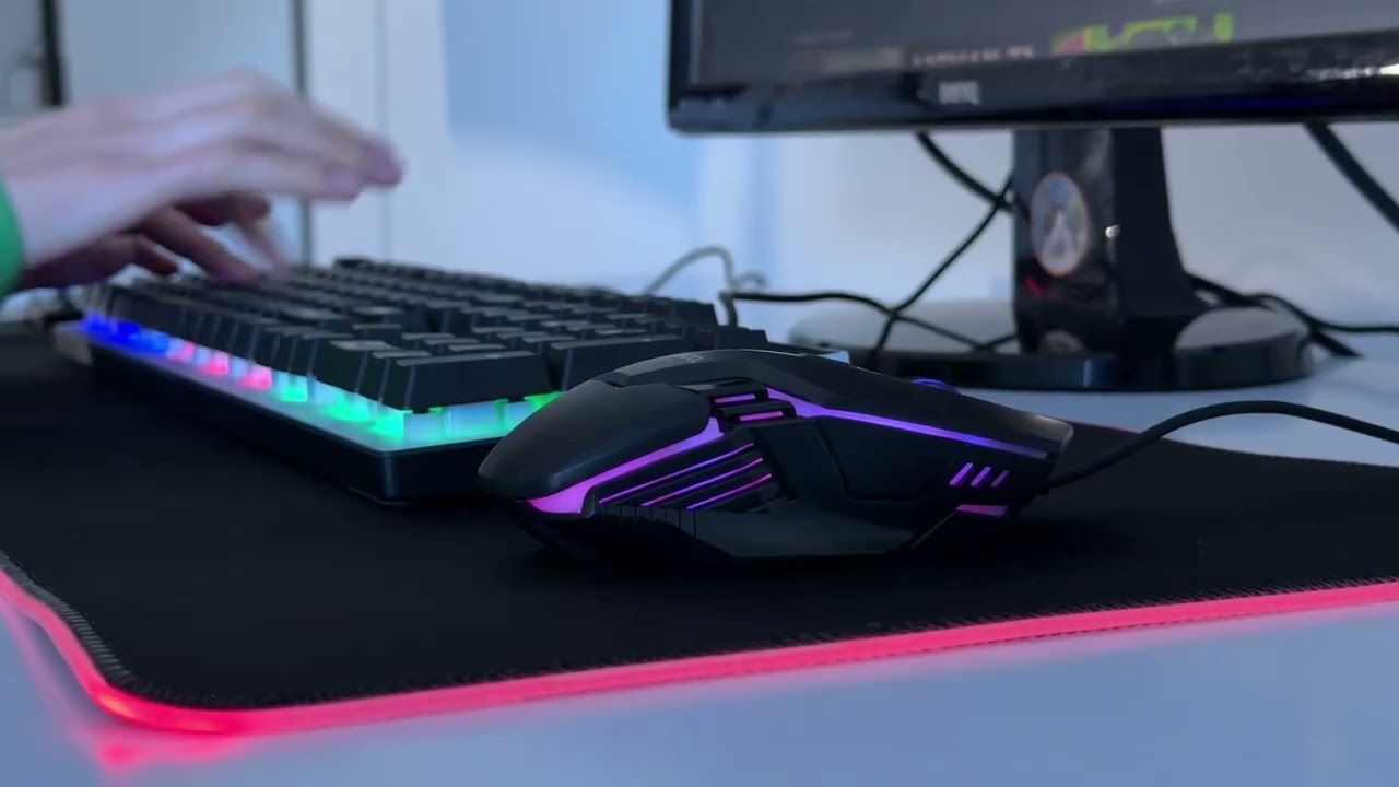 Игровая клавиатура + мышь Hoco GM18 Luminous