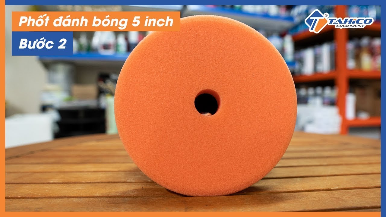 Mút đánh bóng 5 inch bước 2 12