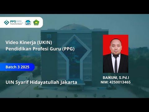 Video UKIN | Materi Beriman Kepada Rasul-rasul Allah Kelas 4 | LPTK UIN Syarif Hidayatullah Jakarta