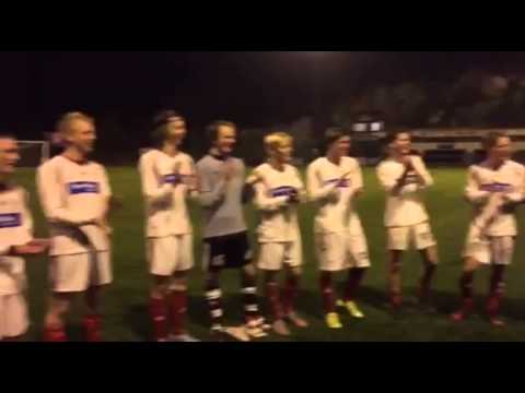 Feiring av KM-seier. Eiger - Hinna 0-4