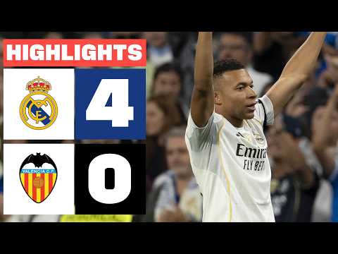 REAL MADRID 4 - 0 VALENCIA CF | HIGHLIGHTS LALIGA EA SPORTS