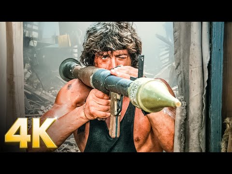 Rambo Wrecks the River Pirates | Rambo: First Blood Part II | CLIP ⚡ 4K