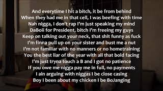 SOB x RBE (DaBoii) - Onna Gang LYRICS