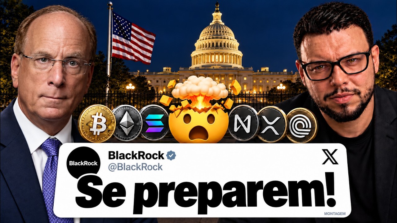 🚨 BITCOIN! BLACKROCK PREPARA MERCADO PARA GRANDE SURPRESA! VAMOS SUBIR?