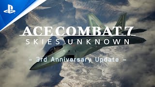  Ace Combat 7: Skies Unknown - 3rd Anniversary Trailer | PS4 Games
