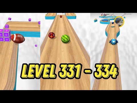 Going Balls - Speedrun Gameplay Level 331-334 BONUS CHECKPOINT. This is the fastest ball