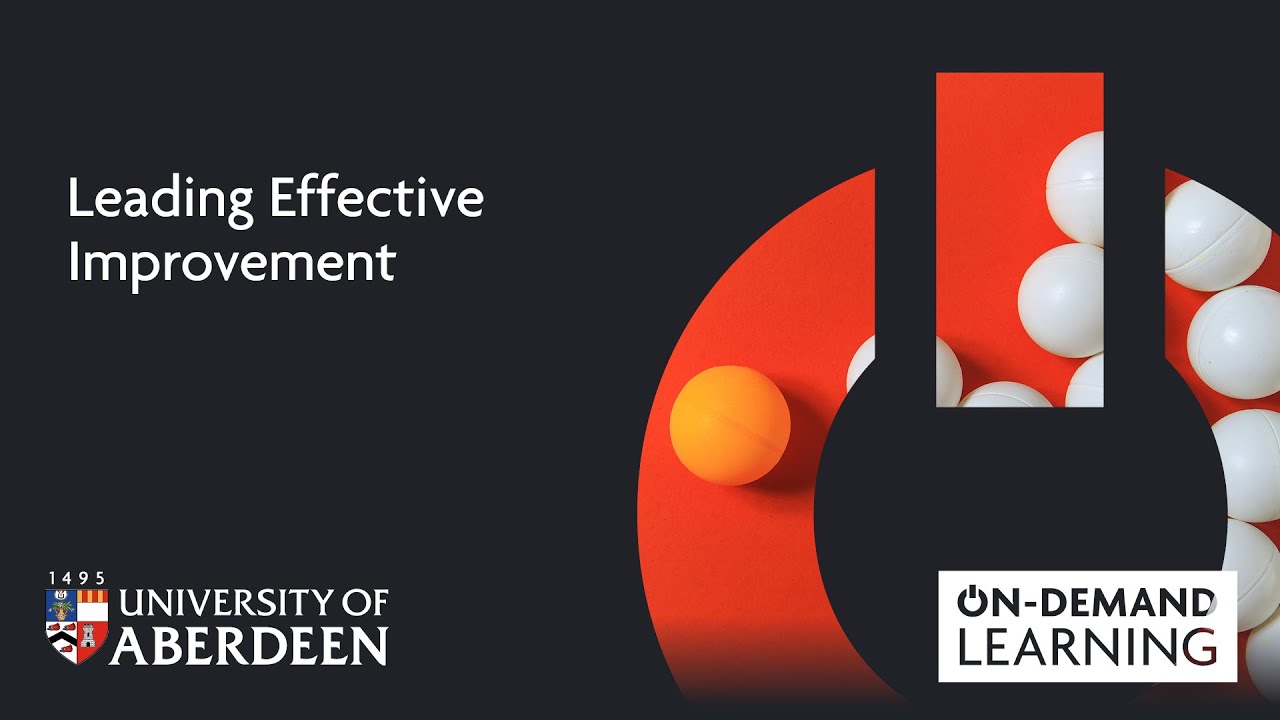 Leading Effective Improvement - Online short course