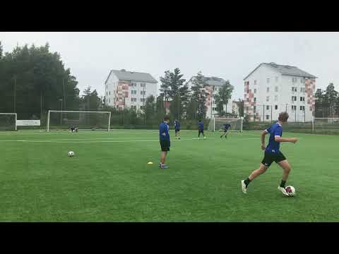 IF Karlstad Fotboll P16 17 juni 2022 - passning och skjutning (2)