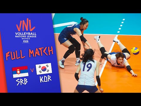 Serbia 🆚 Korea - Full Match | Women’s Volleyball Nations League 2019