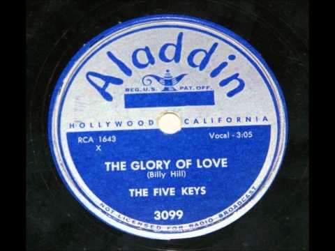 FIVE KEYS - GLORY OF LOVE - ALADDIN 3099 - 1951