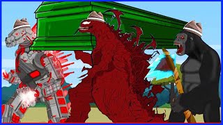 Kong & Mecha Godzilla VS Gozilla Earth VENOM   Meme Coffin Dance Megamix Song Cover