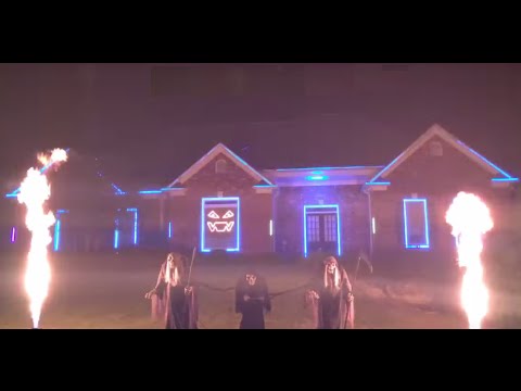 2015 Halloween Light Show (Uma Thurman Fallout Boy)