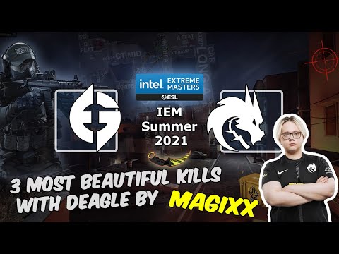 Evil Geniuses vs Spirit: 3 Most Beautiful kills with Deagle by Magixx, IEM Summer 2021