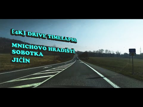 [4K] Driving CZ (3x) Mnichovo Hradiště - Sobotka - Jičín