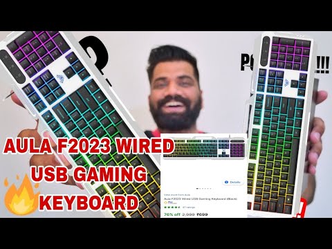 Aula F2023 Wired USB Gaming Keyboard  UNBOXING Best Gaming Keyboard under 600 in 2023 Unboxing