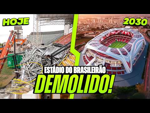 HOW DOES THE DEMOLITION OF A BRAZILIAN CHAMPIONSHIP STADIUM WORK?
