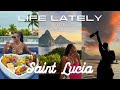 VLOG | LIFE LATELY 008 • THE ULTIMATE GIRLS TRIP TO SAINT LUCIA! WE GOT TO STAY AT JADE MOUNTAIN 🏔️