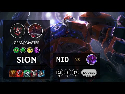 Sion Mid vs Malzahar - BR Grandmaster Patch 10.24
