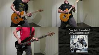 Lagwagon - Dividers : guitar &amp; bass cover (playthrough) by JiiHoo