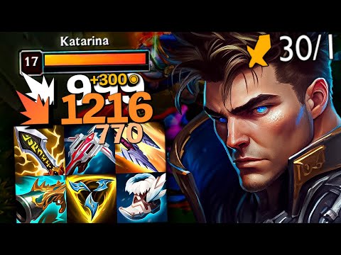 *30 KILLS* GAREN 100% CRITICAL IS RISKY, BUT ALWAYS GETS ONE HIT LOL
