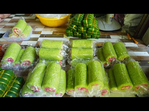 Get creative with wrapping banh tet (Vietnamese sticky rice cake) using a super simple, quick, an...