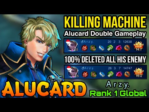 Alucard The Killing Machine 20 & 26 Kills - Top 1 Global Alucard by A r z y. - MLBB