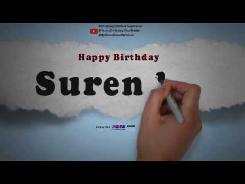 Happy Birthday Surendra | Whatsapp Status Surendra