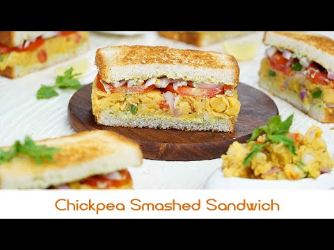 Chickpea Smashed Sandwich