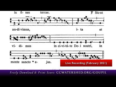 February 2nd — Candlemas Gradual • “Suscépimus Deus Misericórdiam Tuam”