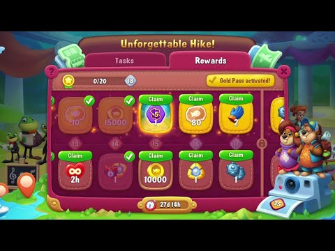 @Fishdom Quick Play Using 30 Minutes All Power Ups. Unforgettable Hike Level 17 Unlocked.