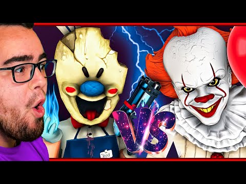 PENNYWISE vs ICE SCREAM MAN the HORROR Movie!