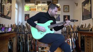 Video thumbnail for Slick SL 54T Surf Green 1 pickup guitar - sound demo by The Old Europe
