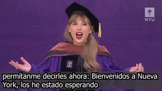 Taylor Swift - Doctorado Honorario de Bellas Artes en la NYU (SPEECH TRADUCIDO)