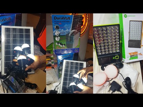 Duravolt 5in1 and 4in1 Solar Rechargeable Pack unboxed🤩👏👏👏