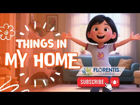 Things in My Home | ESL Song for Kids About Rooms, Furniture and Prepositions