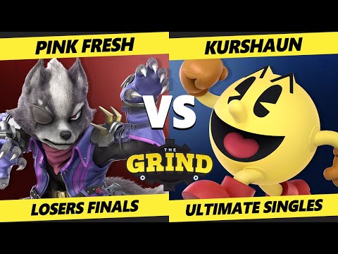 The Grind 238 Losers Finals - Kurshaun (Pac-Man) Vs. Pink Fresh (Wolf) Smash Ultimate - SSBU