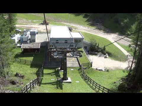 Discesa integrale seggiovia Leitner "Forcelles" - Colfosco (BZ)