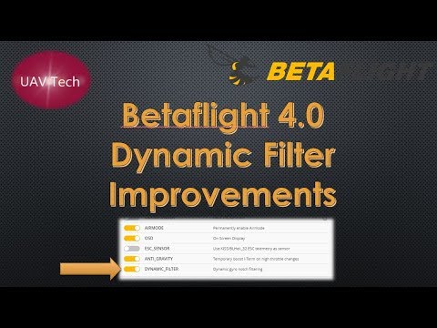 Betaflight 4.0 Dynamic Filter Improvements 