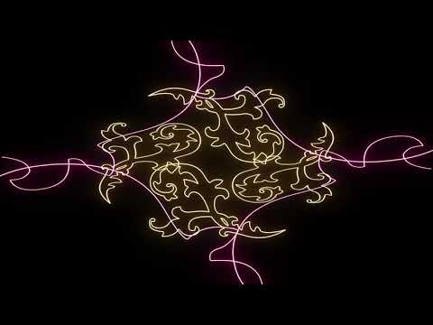 Club Visuals 1069 - Floral Elements Motion Background Loop