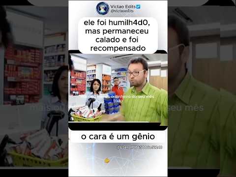 Engoliu muita coisa calado, mas no final foi recompensado... #motivação #humor #comedia #divertido