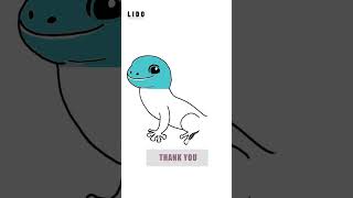 How to Draw a Gecko - Step-by-Step Tutorial for Beginners #lidoartworks