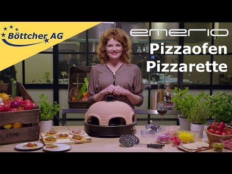 Vaflinė Emerio PO-115984 | Elektrinė picos krosnelė | Picos krosnelė, 1200 W video