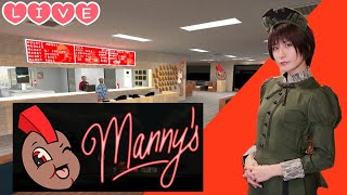 【Live】無人島にある『Manny's』という🍔ファーストフード店に行くよ＼(^o^)／