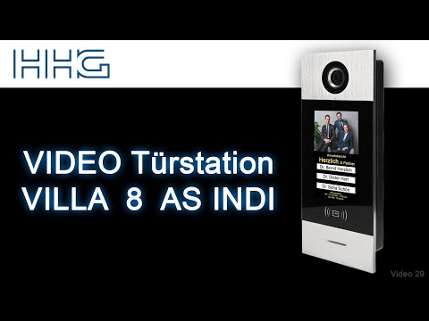 Die individuell gestaltbare Video-Türstation VILLA 8 INDI.