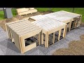 3D Video Animation Wood House Construction System6 LUMIPOLAR First Part