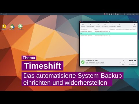 Timeshift für das System-Backup einrichten und wiederherstellen