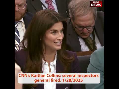 FoxNews JACQUI: strip security John Bolton & Pompeo; CNN Collins: several inspectors general fired