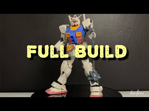 Silent Build MG RX-78-2 Gundam Ver One Year War 0079