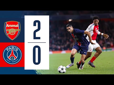 ARSENAL 2-0 PARIS SAINT-GERMAIN I HIGHLIGHTS OF THE GAME