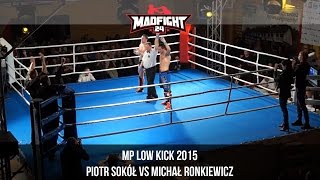 preview picture of video 'Piotr Sokół vs Michał Ronkiewicz - MP Low Kick Kobyłka / Wołomin 2015'